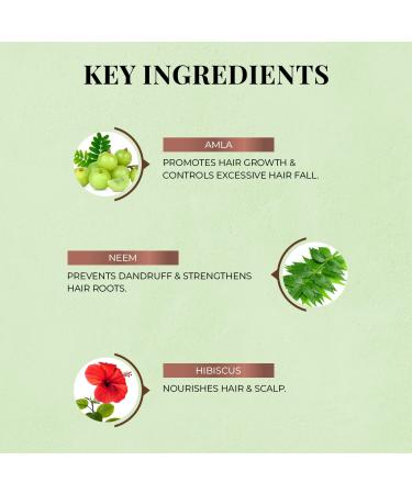 8 in 1 Root Nourishing Amla Neem Shampoo - 200 ml | Herbal Hair Care for All Hair Types | International Shipping Available - Buy Online on GoSupps.com