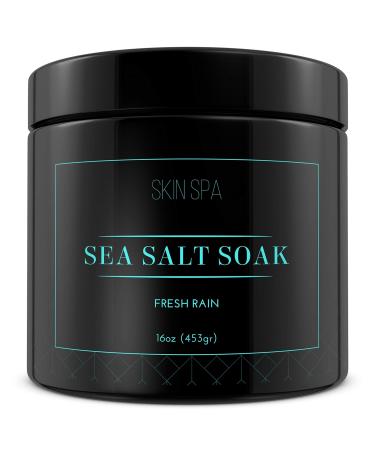 Mineral Sea Salt Soak - Fresh Rain 16oz (453gr)