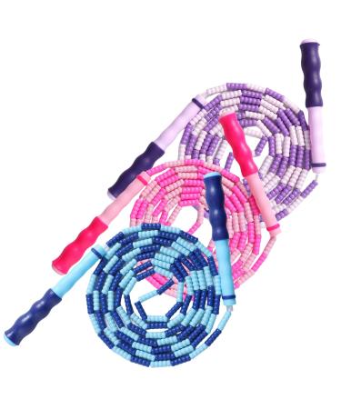 Kitys Fatch Jump Rope, Adjustable Rope Skipping, Speed Jump Rope, Men's, Women's, Kids Fitness Jump Rope blue pink purple