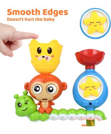OSLINE Bath Toys for Babies 6-12 Months | Toddler Bath Toys for 1-5 Year Old | Baby Sensory Toys for Water Play | Boys Girls Tub Kids Toys Age 2 3 4 | Gift for 1 2 3 Year Old - Buy Online on GoSupps.com