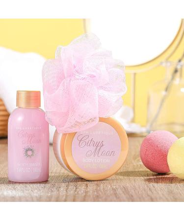 Spa Luxetique Spa Bathrobe and Slippers Gift Set for Women - Flannel Robe, Soft Slippers, Bath Bombs & Body Lotion - Buy Online on GoSupps.com
