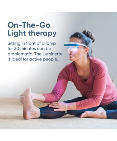 Luminette 3 Light Therapy Glasses - Portable & Wearable Happy Lamp for Sleep Disorders & Winter Blues - Buy Online on GoSupps.com