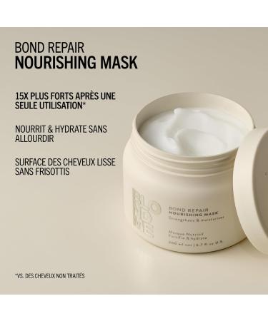 Schwarzkopf Professional BLONDME Bond Repair Nourishing Mask Masque Capillaire R parateur Profond ment Nourrissant Lisser Les Cheveux Poreux Hydratant Et Adoucissant 200 ml - Buy Online on GoSupps.com