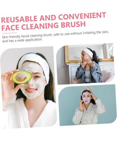 Housoutil Silicone Cleansing Brush Facial Cleansing Brush for Blackhead Facial Scrubber Face Washers Face Scrub Facial Cleansing Brush Exfoliator Manual Silica Gel Pink Cleanser 7.5x7.4cm Pink - Buy Online on GoSupps.com