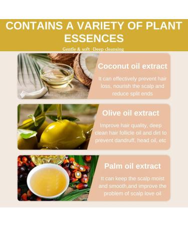 Rice Shampoo Bar Natural Soap Handmade Soap Shampoo Soap Bar Moisturising Shampoo Bars Shampoo for Greasy Hair Cleansing Anti Dandruff Shampoo Bar Cleaning Solid Shampoo Glowing Bar Shampoo - Buy Online on GoSupps.com