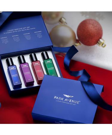 Par'k A'venue Luxury Perfume Gift Set for Men 4x20ml | Euphoria Conquer Harmony & Discoverer Perfume | Eau De Parfum | Premium Luxury Perfume for Men