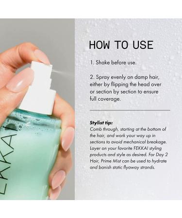 Fekkai Clean Stylers Prime Mist - 1.45 oz | Hydrating, Detangling, Strengthening & Repairing Formula | Salon Grade, EWG Compliant, Vegan & Cruelty Free - Buy Online on GoSupps.com