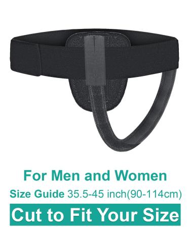 Buy Universal Hernia Belt Truss for Men & Women | Adjustable Inguinal Support Guard for Pain Relief & Post Surgery - 2 Removable Compression Pads - Buy Online on GoSupps.com