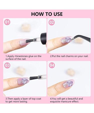 3D Heart Nail Charms Kit | Color Resin Shapes for Acrylic Nails | Nail Art Accessories for Women and Girls - Buy Online on GoSupps.com