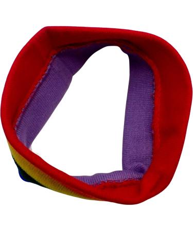 Topkids Accessories Rainbow Wide Headbands for Women Stretchy Headband Hair Accessories for Women Headbands for Women's Hair Head Bands Adult Women Sweat Bands (Rainbow) - Buy Online on GoSupps.com