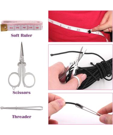 Swpeet 35Pcs Plastic Cord Locks with 11 Yards Elastic Cord - Adjustable Non-Slip Stoppers for Drawstrings, Shoelaces, Clothing - Buy Online on GoSupps.com