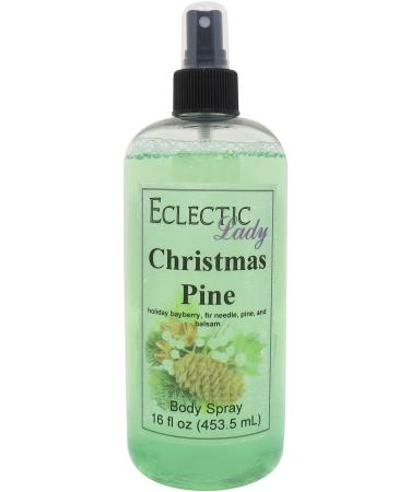 Christmas Pine Body Spray 16 ounces Body Mist for Women with Clean Light & Gentle Fragrance Long Lasting Perfume with Comforting Scent for Men & Women Cologne with Soft Subtle Aroma For Daily 16 Fluid Ounces