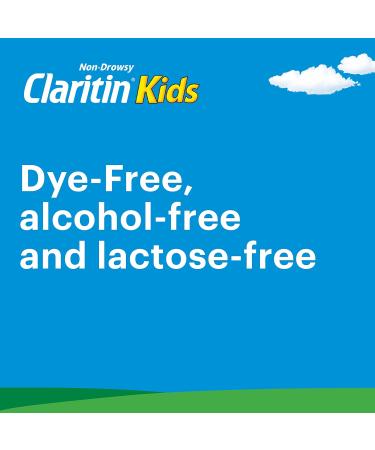 Claritin Kids Syrup Allergy Medication - 24 Hour Non-Drowsy Kids Allergy Medicine Antihistamines For Kids Fast Allergy Relief Of Itchy Watery Eyes Sneezing Runny Nose Itchy Skin and Hives 120mL - Buy Online on GoSupps.com