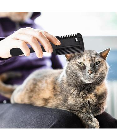Buy Eactel 2-in-1 Pet Shaving Comb | Safe Grooming Tool for Cats & Dogs | Optimal Hair Care for Long & Short-Haired Pets - Buy Online on GoSupps.com