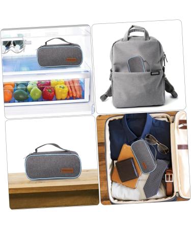 Insulin Cooler Bag - Portable Insulated Carrier for Insulin Pen - Travel Ice Pack in Blue - 21X4.5X10cm - Buy Online on GoSupps.com