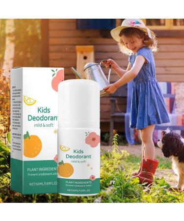 D odorant En Rouleau Enfant | Vanille Et Agrumes Non Gras Soins Aux Aisselles Protection 24h Pour Peaux Sensibles Des B b s Pour Filles Et Gar ons 50ml - Buy Online on GoSupps.com