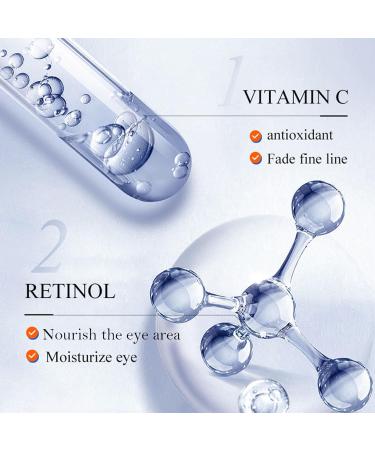 Anti-Wrinkle Eye Cream Containing Vitamin C and Retinol Hydrates and Moisturizes Lift and Firm Skin Reduces Wrinkles and Fine Lines Improves Eye Bags and Dark Circles Korean Skincare 0.71 Oz - Buy Online on GoSupps.com