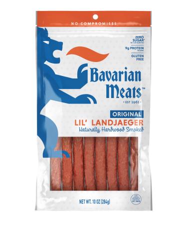 Bavarian Meats Lil' Landjaeger German Style Smoked Sausage Snack Sticks, 10 Ounce Original Lil' Landjaeger 10 Ounce (Pack of 1)