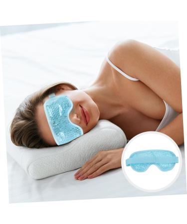 Beavorty 1pc Cold Compress Hot Compress Eye Mask Cooling Patch Eye Mask Eye Shades for Sleep Cooling Eye Compress Eye Pad Heat Eye Ice Eye Hot and Cold Compress Travel Ice Bag Blue 20X10X1CM - Buy Online on GoSupps.com