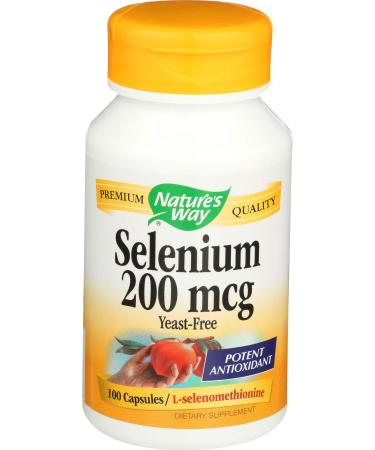 Nature's Way Selenium 200mcg 100 Capsules3