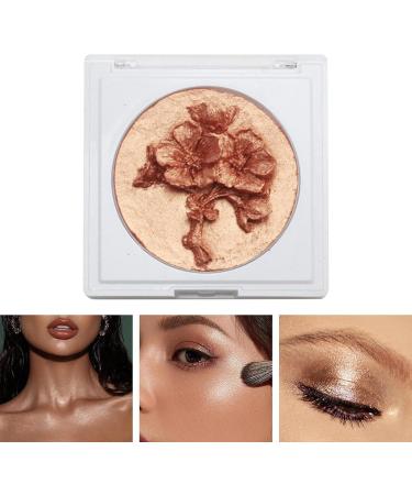 Make up Highlighter Glitter Highlight Bronzer Powder Highlighter Palette - 3D Plum Blossom Long-Lasting Highlighter Powder Face Highlighter Illuminator 0.7 Oz Highlight Makeup Rowces 04# - Buy Online on GoSupps.com