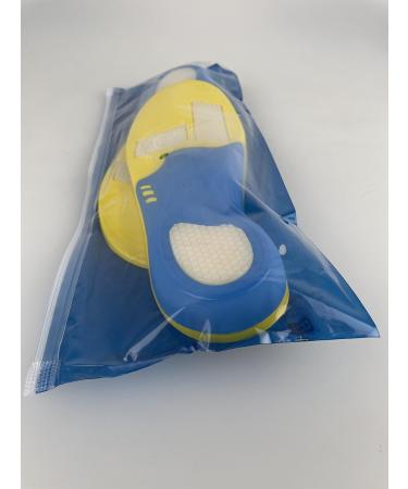 Orthopedic Gel Insoles for Flat Feet & Plantar Fasciitis | Pain Relief Shoe Inserts for Work Shoes - Buy Online on GoSupps.com