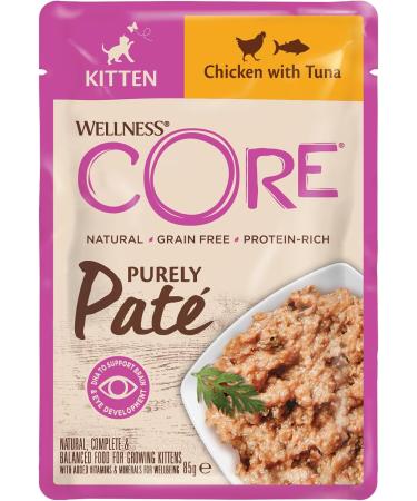 Wellness CORE Purely Pat Kitten Kitten Pate wet cat food grain-free high meat content po - Buy Online on GoSupps.com