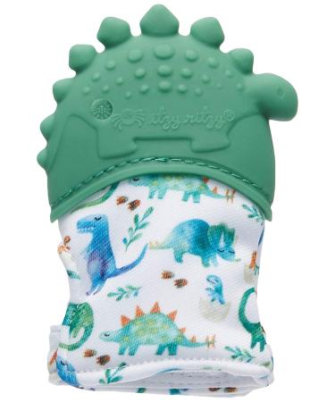 Itzy Ritzy Dino Silicone Teether | Food Grade, 3+ Months - Itzy Mitt - Buy Online on GoSupps.com