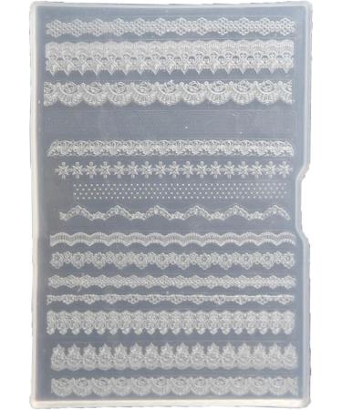 MCAORI 3D Nail Art Mold with Variety of Patterns Template Carving Sticker Stencil Tools Moulds for Nail Enthusiasts and Salons - Buy Online on GoSupps.com