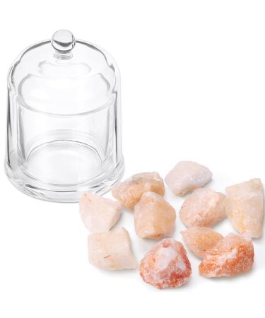 Navaris stone aroma diffuse wireless - diffuser for essential oils - fragrance oil diffuse with pleasant fragrance for up to 2 days - salt crystal pink pink salt crystal