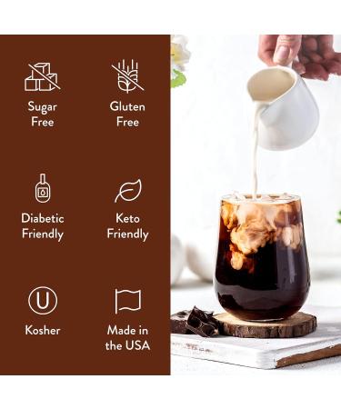 Jordan's Skinny Syrups Sugar Free Coffee Syrup Mocha Flavor Drink Mix Zero Calorie Flavoring for Chai Latte Protein Shake Food & More Gluten Free Keto Friendly 750mL - Buy Online on GoSupps.com