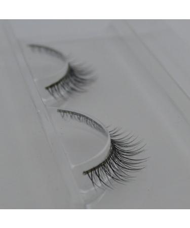 Short Eyelashes - Natural Look Thin Lashes | 4 Pairs Real Mink Fur False Lashes for Effortless Beauty - Buy Online on GoSupps.com