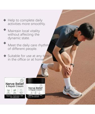 Neuropathy Relief Cream - 120g Natural Moisturizing Extra Strength Hand Lotion and Foot Cream with Soothing Formula for Neuropathy Supporting Joint Muscle Neck Hand Foot Daily Care Travel Home - Buy Online on GoSupps.com