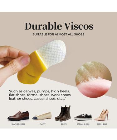 Space Lion Leather Heel Pads - Comfort Inserts for Loose Shoes & Boots | Prevent Heel Slip & Blisters - 3 Pairs (Nude 0.2 inch - Buy Online on GoSupps.com
