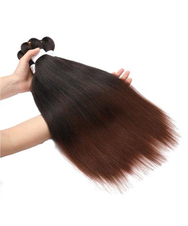 Braiding Hair Pre Stretched 24 Inch 8 Packs Ombre Yaki Texture Itch Free Hair Extensions for Braids - 24in 1B/30 (Pack of 8) - Buy Online on GoSupps.com