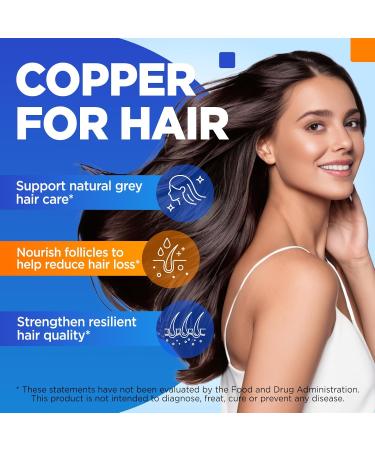 Copper Glycinate Gummies, 2mg Chelated Copper with Vitamin C, High Absorption Copper Supplements for Women 25-44, Immune, Energy, Skin & Bone Health, 60 Count - Buy Online on GoSupps.com