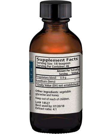 Wise Woman Herbals Hawthorn Berry Extract Liquid - Extra Strength 4:1 Extract - Alcohol-Free - Cardiovascular & Heart Health - 2oz - Buy Online on GoSupps.com