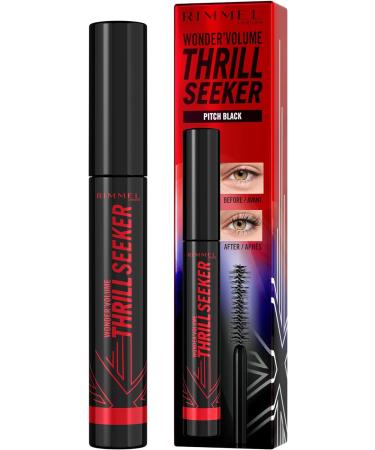 Rimmel London Thrill Seeker Mascara in Pitch Black - Non-Waterproof Formula - Buy Online on GoSupps.com