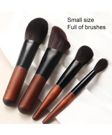 Premium Makeup Brush Set Soft Angled Design with Large & Small Fibre Brushes for Eyes & Eyebrows | International Shipping Available - Buy Online on GoSupps.com