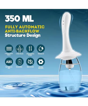 Electric Enema Bulb for Men & Women - 11.8oz Vaginal & Anal Cleaner Douche Kit - Buy Online on GoSupps.com