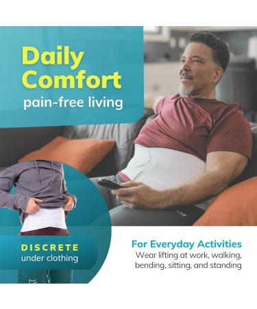 BraceAbility Plus Size Back Brace - Bariatric Lumbar Support for Lower Back Pain Relief (7XL) | Ideal for Big and Tall Men & Women - Buy Online on GoSupps.com