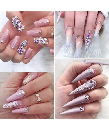 2 Sheet Rhinestones Kit for Makeup, Nail and Face Jewels - Nail Art Gems, Diamond Kits for Women - Nail Crystals and Rhinestone Makeup Set - Buy Online on GoSupps.com