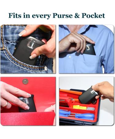 EasY Magnifier 3X Pocket Magnifying Glass with LED Light - Perfect for Reading Fine Print, Seniors, and Close Work - Buy Online on GoSupps.com