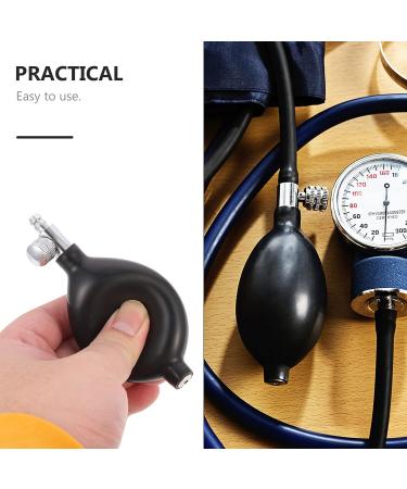 Operitacx 2Pcs Black Manual Inflation Blood Pressure Latex Bulb Set | Replacement Kit with Air Release Valve - Buy Online on GoSupps.com