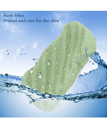 Plant Fiber Facial Sponge - Washable & Reusable Cleansing Puff for Sensitive Skin | Eco-Friendly Exfoliating Bath Accessory - Buy Online on GoSupps.com