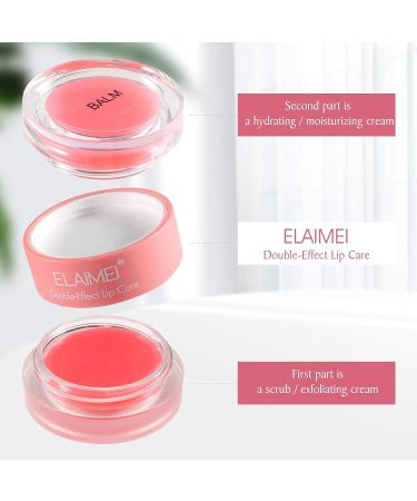 Strawberry Lip Sleeping Mask with Exfoliator & Moisturizer - Overnight Treatment for Dry, Cracked Lips - Buy Online on GoSupps.com