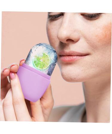 Buy NOLITOY Silicone Face Ice Roller - Purple Ice Facial Massage Tool for Glowing Skin | International Shipping Available - Buy Online on GoSupps.com