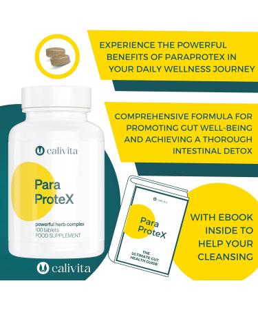 ParaProteX Detox Cleanse - Worming Tablets for Humans - Colon Cleanse - 100 Tablets - Buy Online on GoSupps.com