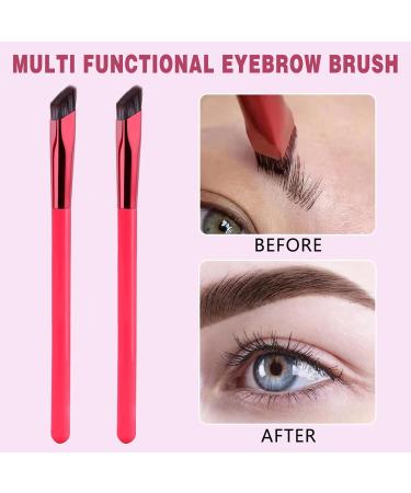 Shop Miioto 2-Piece Multifunctional Eyebrow Brush Set - Angled & Concealer Brush for Perfect Brows | International Shipping - Buy Online on GoSupps.com