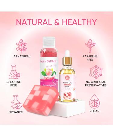 Buy Feminine Wash & Yoni Soap Bar for pH Balance | Organic Yoni Oil & Intimate Wash - Moisturizing & Odor Removal - Buy Online on GoSupps.com